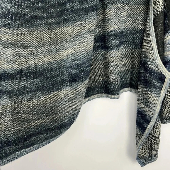 Knox Rose Waterfall Open Front Sweater Cardigan Southwest Boho Size L - Picture 7 of 10